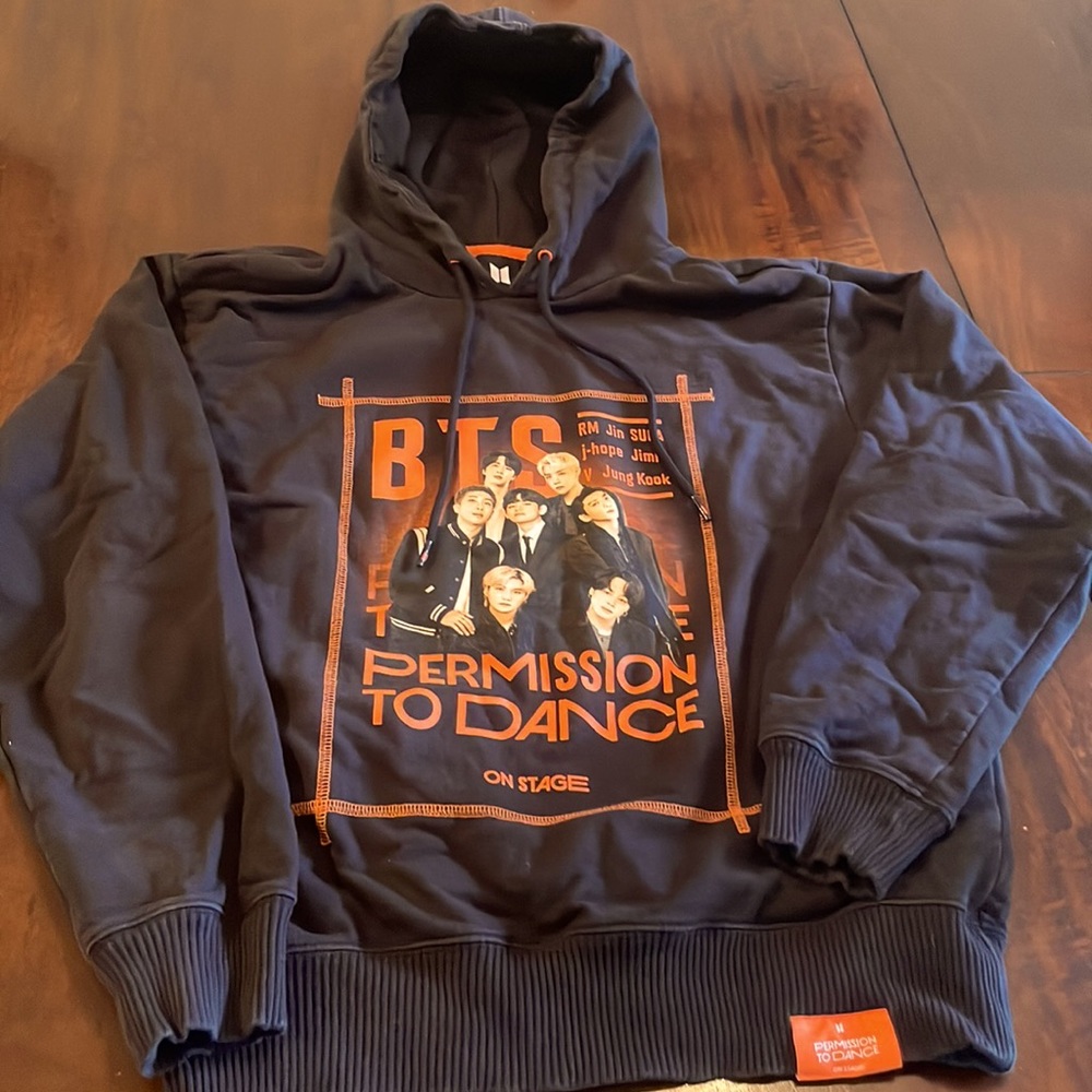 BTS Permission to Dance Hoodie - Size M (fits like a S though)
